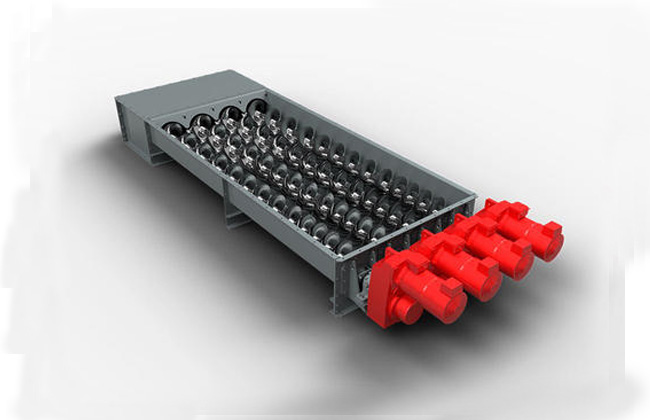 兩無軸葉片旋向相反,抗纏繞、不堵料